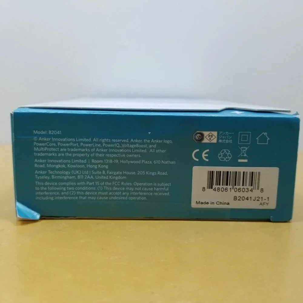 ANKER PowerPort Atom PD 100W USB-C PD and USB C to C Cable 6ft - White